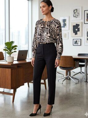 The Collector’s Choice: Richard Allan x H&M Sanaa Print Satin Blouse Large -Rare